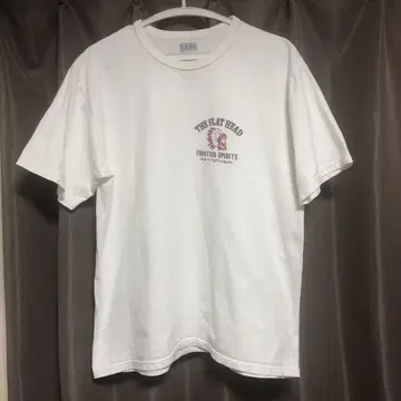 THE FLAT HEAD 티셔츠 화이트 일본제
