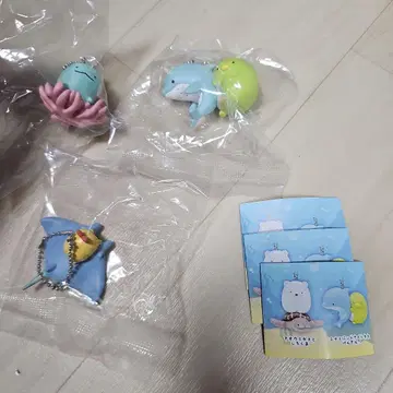 스미코구라시 수족관 미라쿠 수족관 가챠가챠 3개 세트