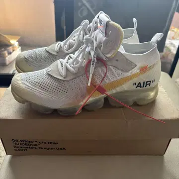 Off-White Air VaporMax 화이트/오렌지