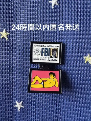 심슨 FBI 몰더 배지 배치 브로치