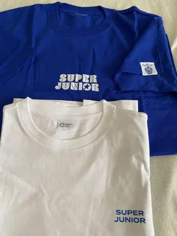 슈퍼주니어 티셔츠 2장