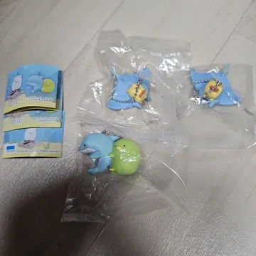 스미코구라시 수족관 미라쿠 수족관 가챠가챠 3개 세트