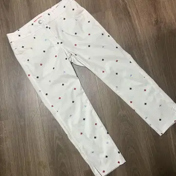 마리 클레어 골프 팬츠 크롭 기장 7부 기장 새상품급 여름용 9부 기장