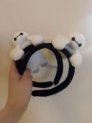 베이맥스 봉제 인형 머리띠 2개