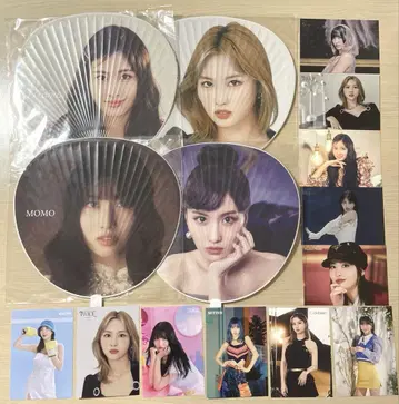 MOMO 부채 세트 랜트레 TWICE 묶음 판매 세트 굿즈