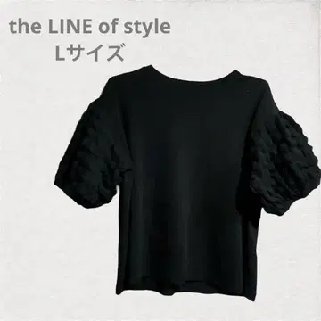 the LINE of style 블랙 티셔츠 L 사이즈