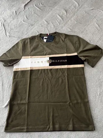 타미힐피거 올리브색 티셔츠 XL