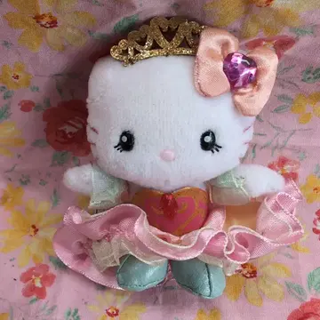 헬로키티 봉제 인형 드레스 10cm