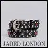 신상품, 미사용!! JADED LONDON 스터드 장식 블랙 벨트