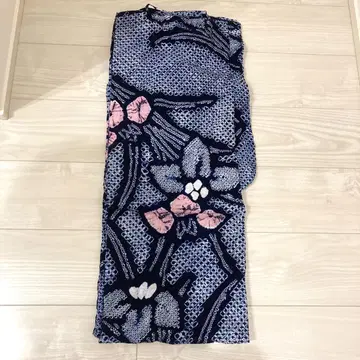 총 짜기 유카타 네이비 컬러