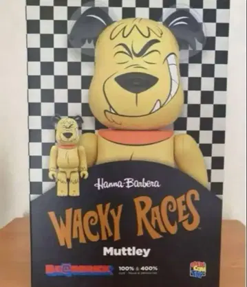미개봉 새상품 베어브릭 Muttley(켄켄) 100% & 400%
