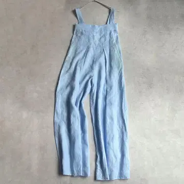 마이랜 23ss 턱 와이드 점프 수트 올인원 린넨 100%