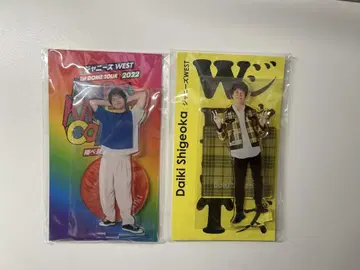 쟈니즈 WEST 시게오카 다이키 아크릴 스탠드 2개 세트