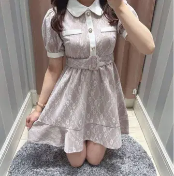 evelyn 레이스 플레어 OP 원피스