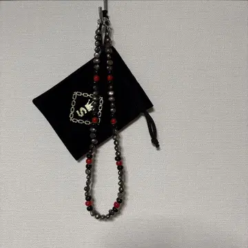 미사용 새상품 Sparking pearl necklace 불스 컬러