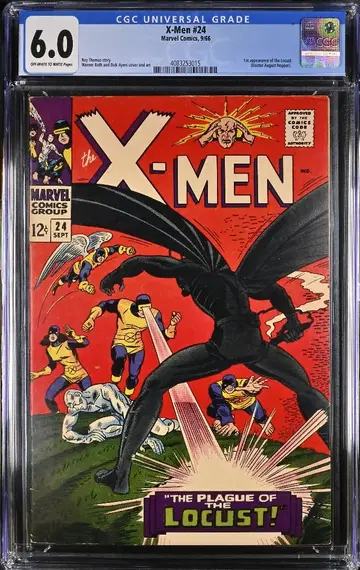 아메리칸 코믹스 리프 X-Men #24 1966년 발행 CGC6.0