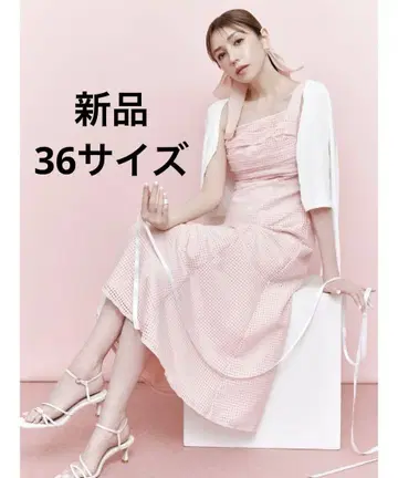 셀포드 숄더 리본 2way 원피스