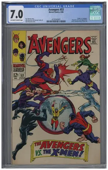 아메리칸 코믹스 리프 Avengers #53 CGC 7.0