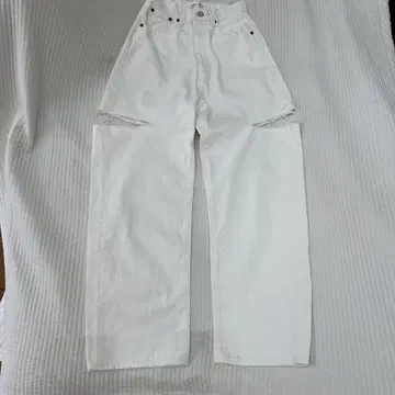 moussy 데님 청바지 루즈 스트레이트 사이즈 26 미사용