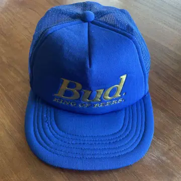90s Bud KING OF BEERS 메쉬 캡 버드와이저 구제 의류