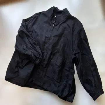 LAITERIE 면 린넨 자켓 38 블랙