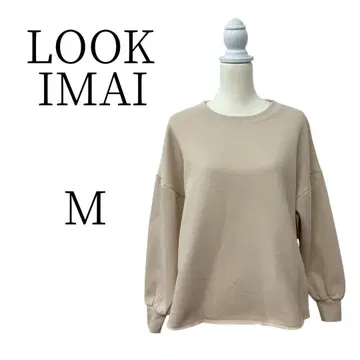LOOK IMAI 룩 아이마이 아이보리 긴팔 티셔츠 M
