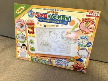 호빵맨 오에카키 보드 천재 두뇌 낙서 교실 덤 휴대 전화 포함