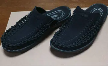 KEEN 오픈 백 샌들 블랙