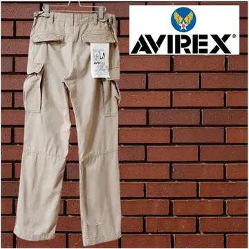 AVIREX 아비렉스 밀리터리 카고 팬츠 M 베이지