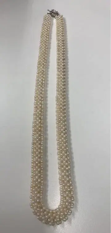 중연 작은 알갱이 펄 목걸이
