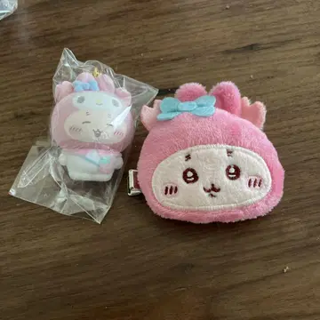 치이카와 산리오 헌책방 마이멜로디 플로키 피규어 앞머리 클립 헤어핀