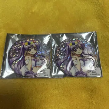 피치피치 피치 namco 남코 글리터 캔뱃지 카렌
