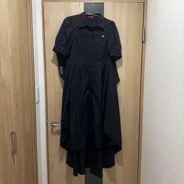 dazzlin POLO 콜라보 헤미 레이어드 셔츠 원피스