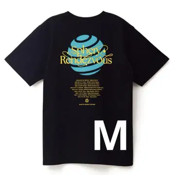 BUMP OF CHICKEN Sphery Rendezvous 티셔츠 블랙