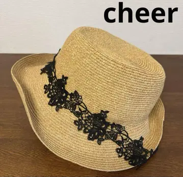 cheer 치어 스트로우 모자 밀짚 모자 레이스 페이퍼 모자