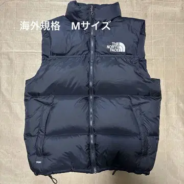 THE NORTH FACE 블랙 다운 베스트 눕시 해외 규격 사이즈 M