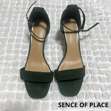SENCE OF PLACE 새상품급 M 사이즈 샌들 뮬