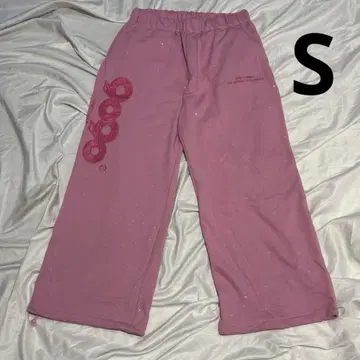9090 girl OG Logo Glitter Sweatpants 핑크