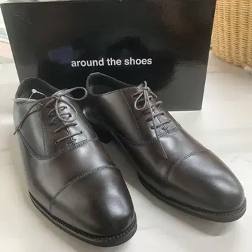 around the shoes 다크 브라운 드레스 신발