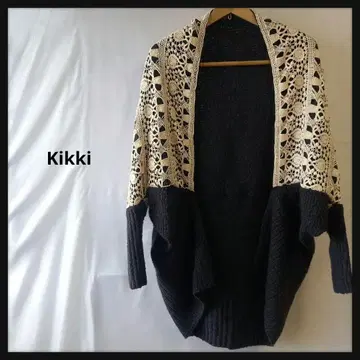 Kikki 니트 레이스 볼레로 앤티크 엘레강트 키키 새상품급