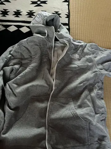 노스페이스 그레이 XL 후드티