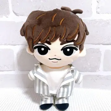 스노우 칠 칠 인형 큰 인형 의류 인형 스트라이프 셋업 스카이블루 화이트