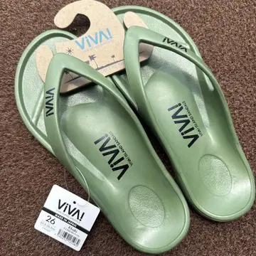 VIVA! 비바 아일랜드 카키 비치 샌들 26cm