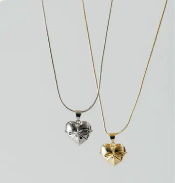 33club 선물 리본 목걸이 GOLD