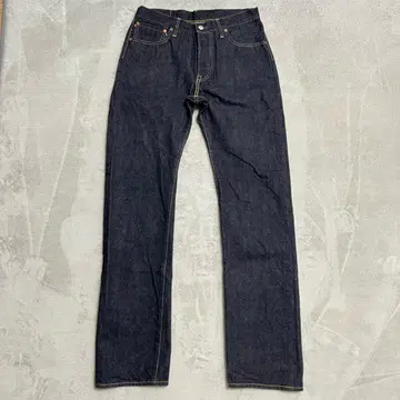 셀비치 FOB FACTORY 대전 모델 빨간색 귀 데님 팬츠 R-7761