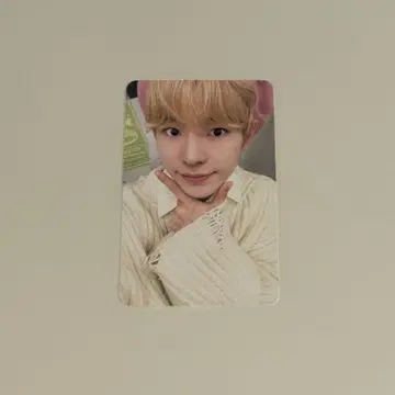 NCT WISH 시온 트레이딩 카드 WICHU 쿠션