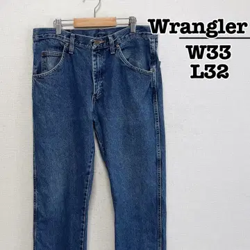 Wrangler 청바지 블루 W33L32 레귤러 핏 멕시코제