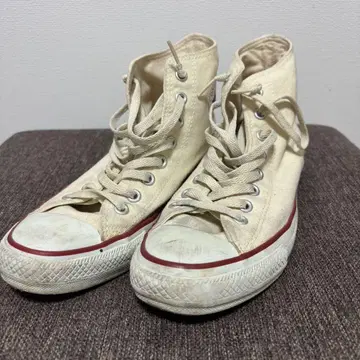 CONVERSE ALLSTAR 올스타 크림 화이트 화이트 26cm