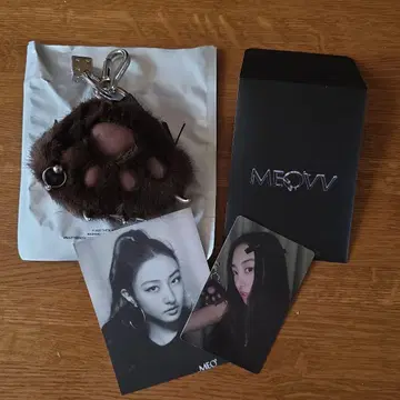 MEOVV 고양이 발 디자인 키링 가원