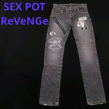 SEX POT ReVeNGe 섹스 포트 리벤지 와펜 포함 데님 y2k